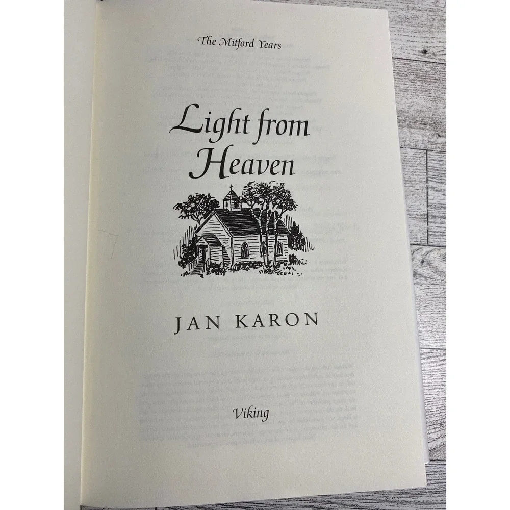 Light from‎ Heaven Jan Karon 2005 HCDJ Mitford Years Series Final Volume Ex-Lib
